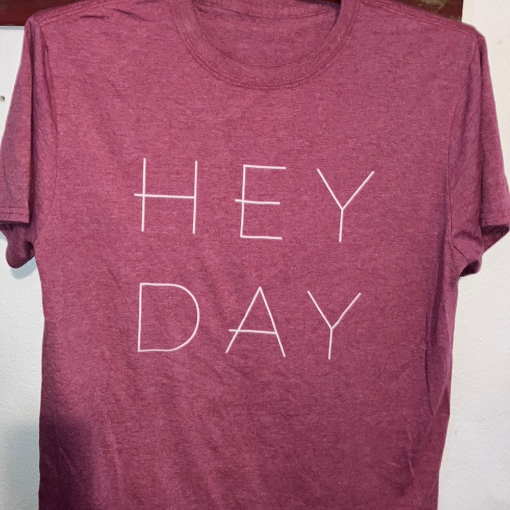 Hey Day Soft Faded Red T-Shirt